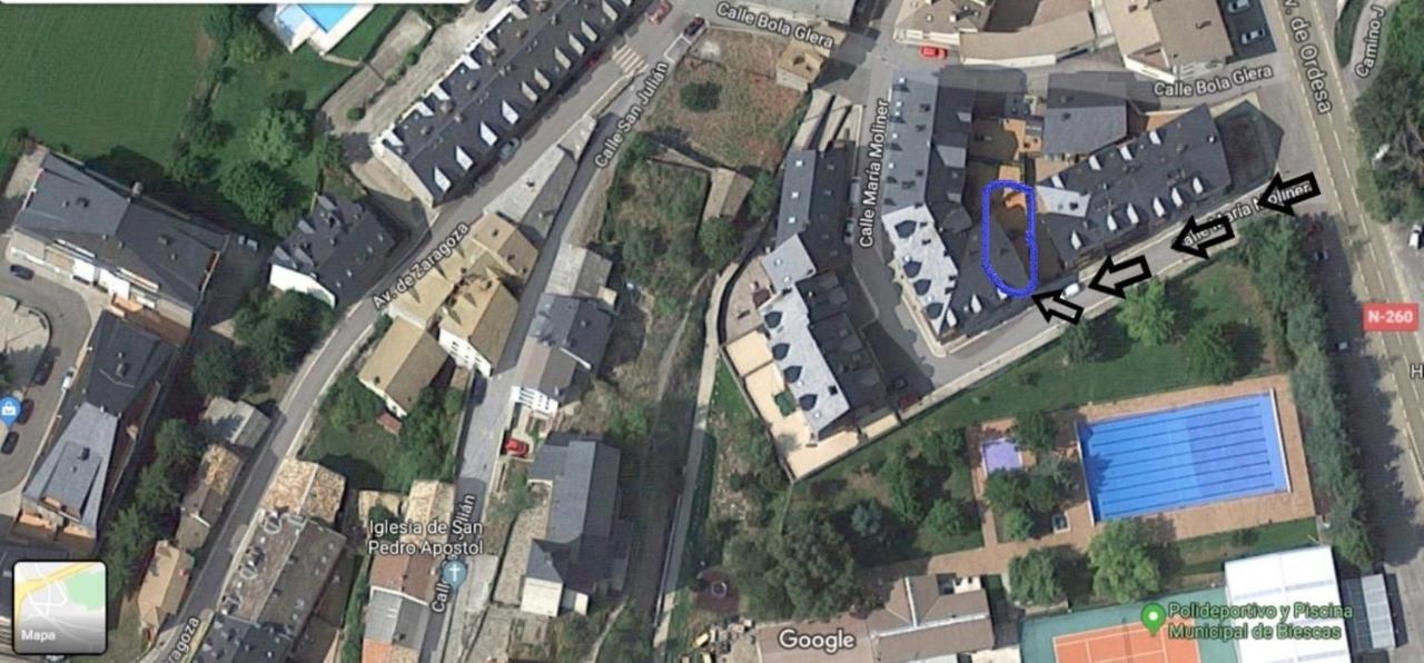 Casa Che Playa & Montana Biescas Lägenhet Exteriör bild